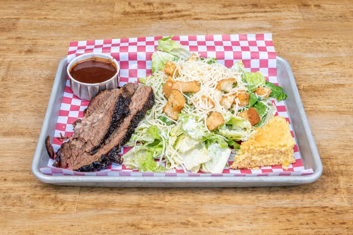 Smoked Brisket & Caesar Salad
