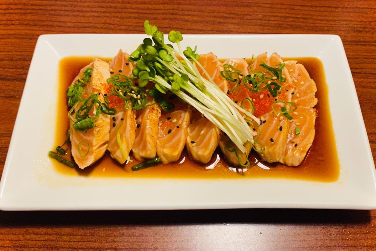 Tuna Tataki or Salmon Tataki