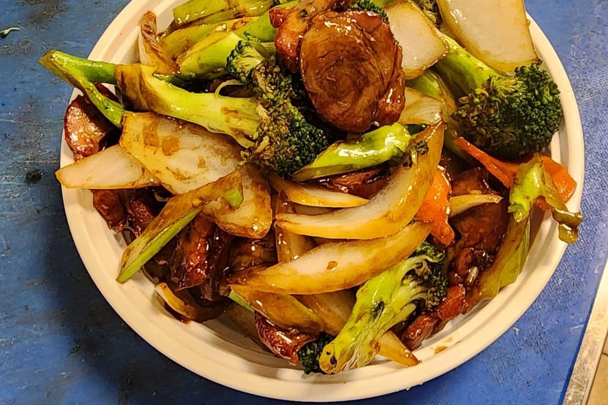 BBQ Pork Mixed Vegetabl.
