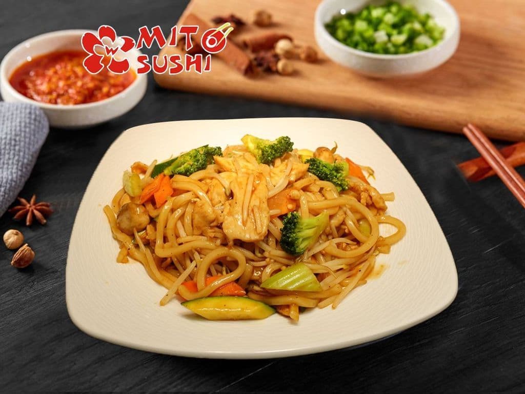 Chicken Fried Udon