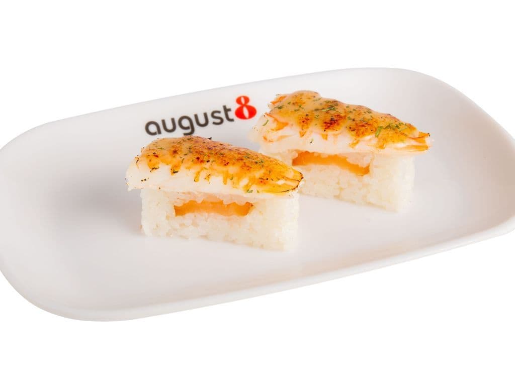 Torched Ebi Oshizushi (8 pcs)