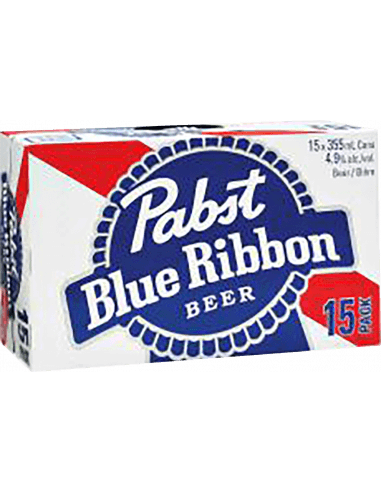 Pabst 15 can (15 x 355 ml cans)