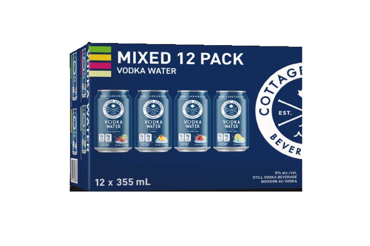 Cottage Springs Vodka Water (12 x 355ml)