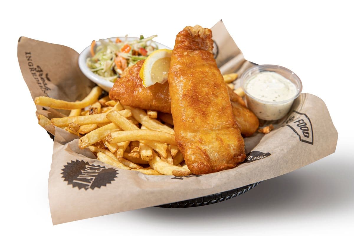 Beer-Battered Fish and Chips