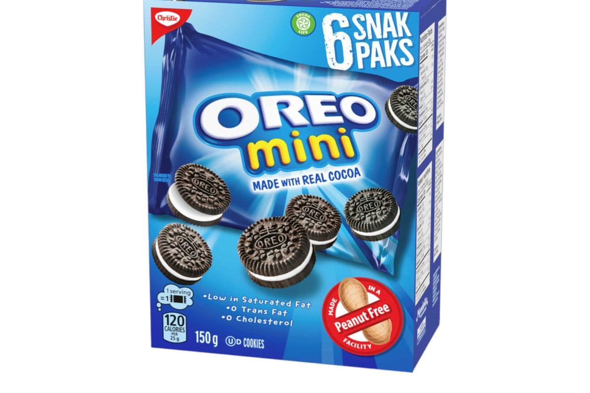 Oreo Mini Original Chocolate Sandwich Cookies (150g) (120 Cal)