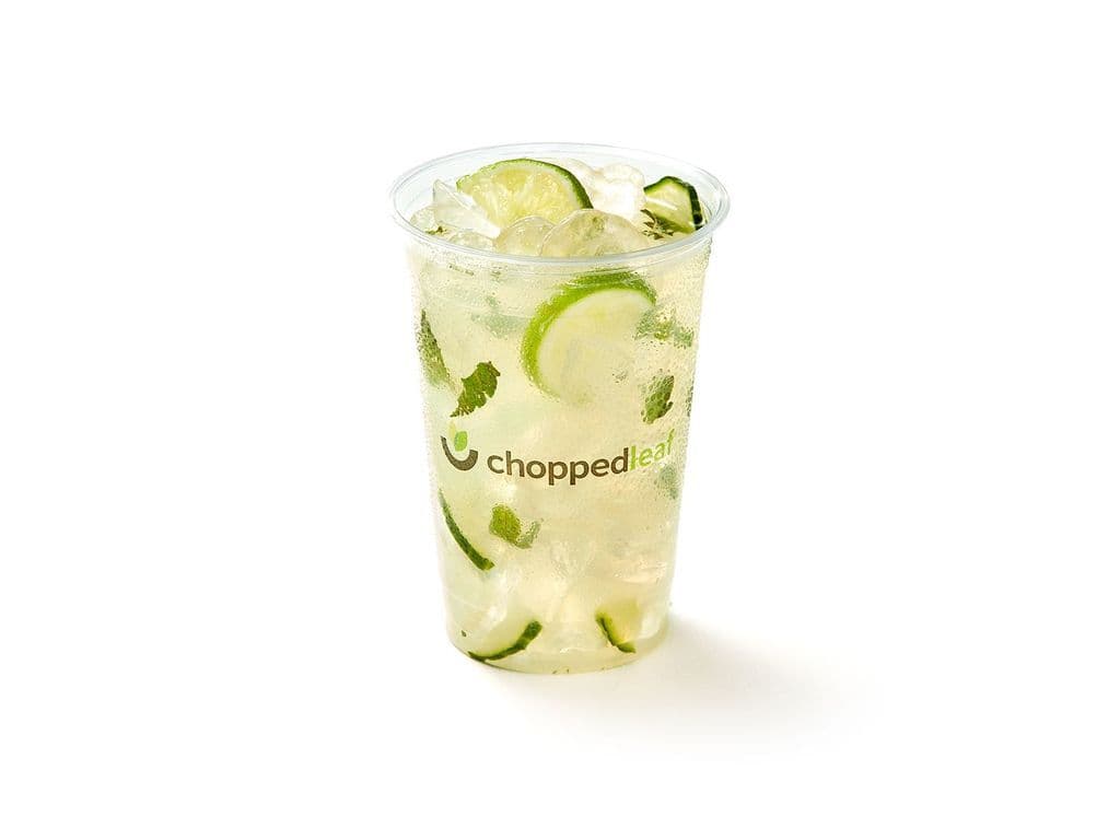 Cucumber Lemon Lime Mint Chopped Water