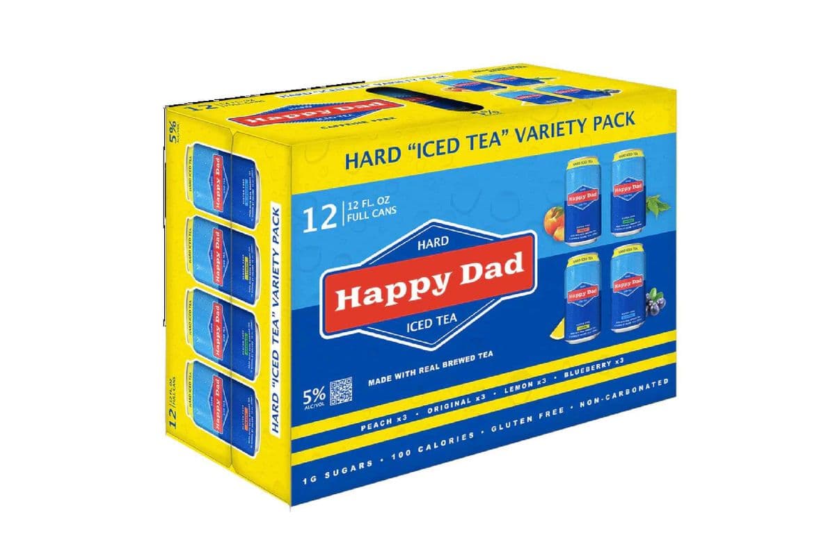 Happy Dad Hard Iced Tea Variety-12PK (12 x 355ml)