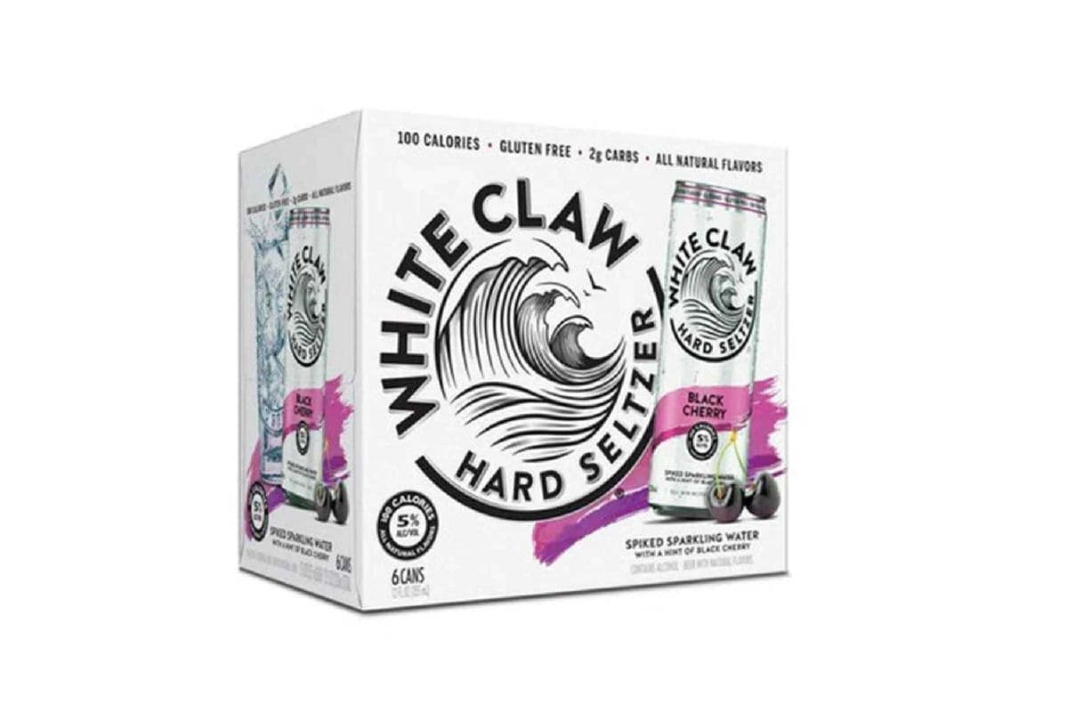 White Claw Black Cherry (6 Pack Cans) (6 x 355 ml Cans)
