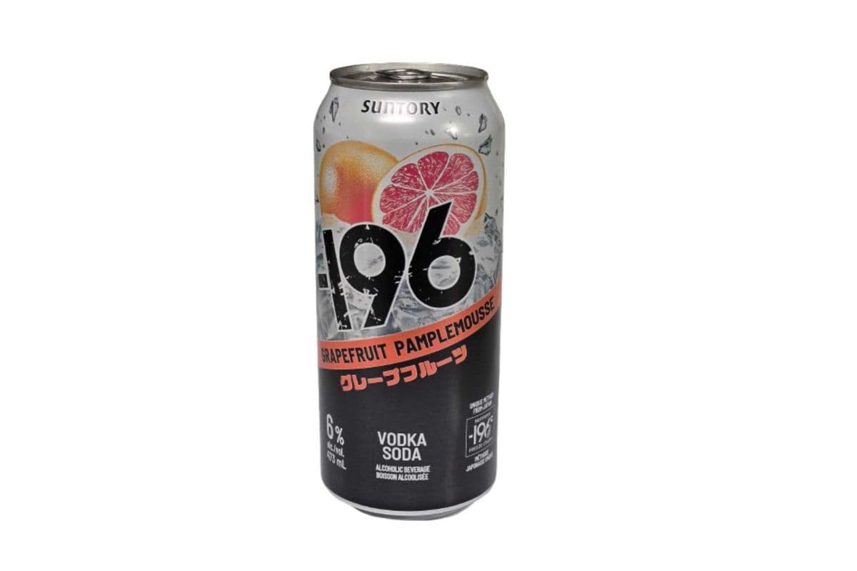 196 Grapefruit Vodka Soda (1 x 473ml Tall Can)