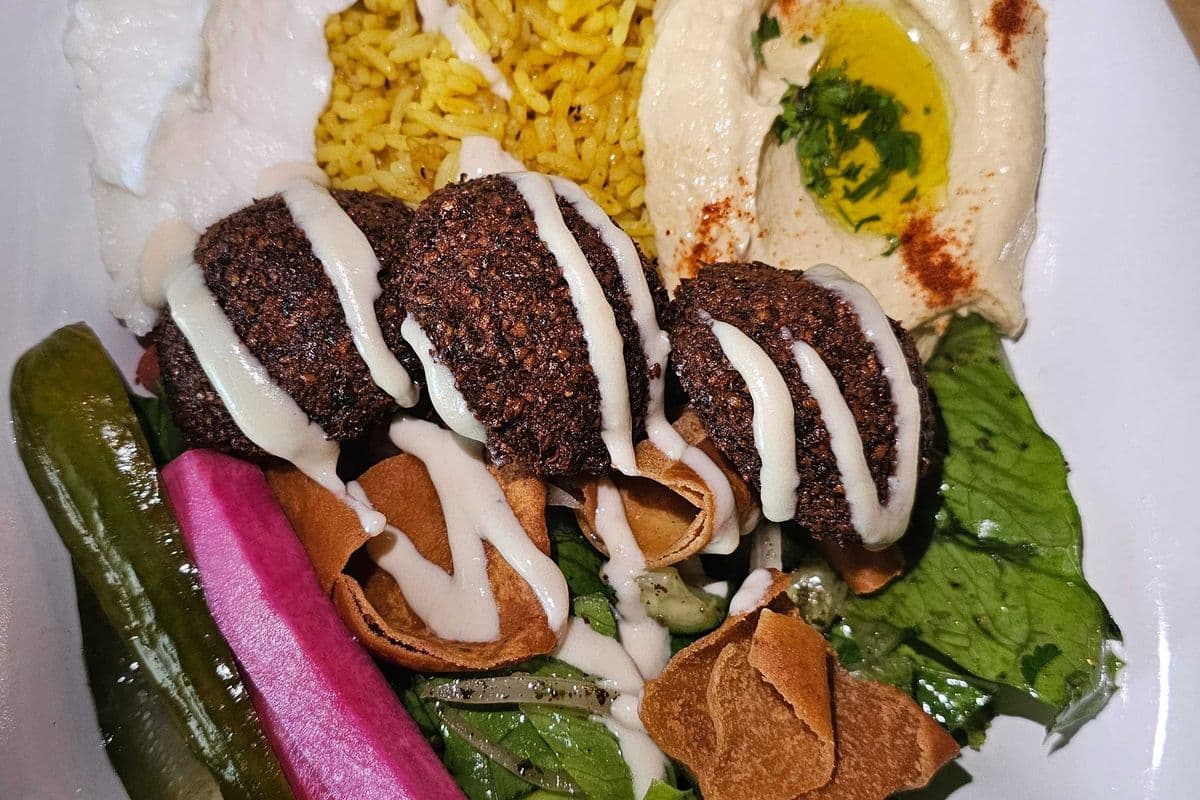 Falafel Platter in a Bowl