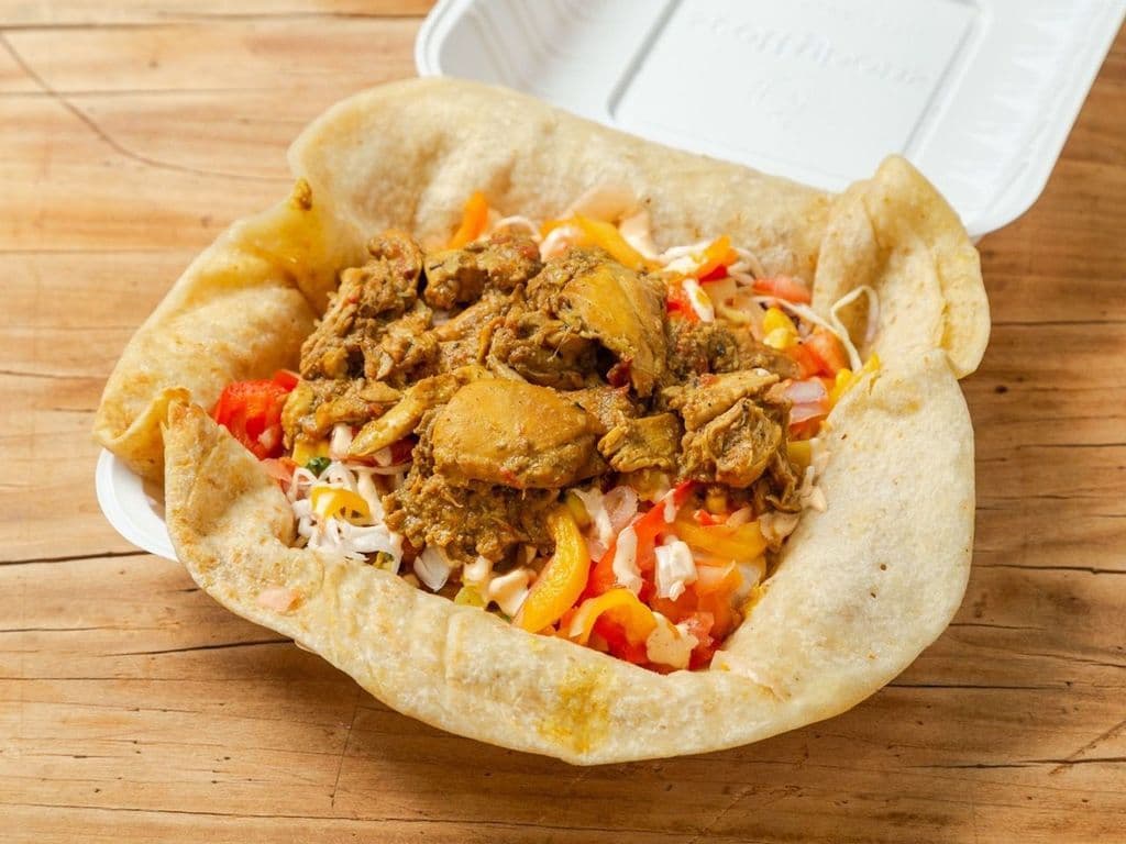Curry Chicken Roti
