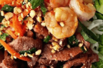 22. Grilled Pork, Grilled Shrimp, and Pork Spring Rolls Vermicelli