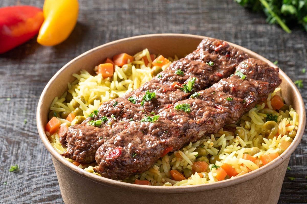 Beef Kabab Rice Bowl