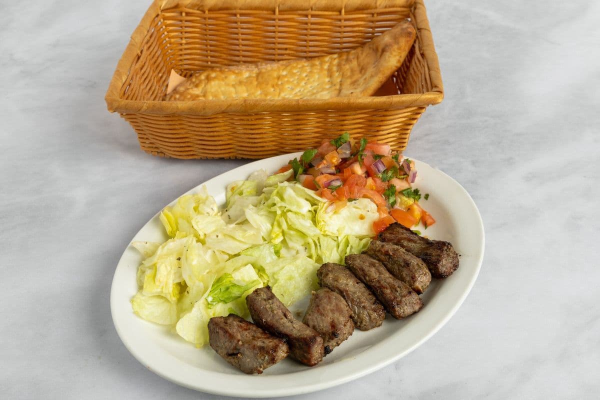 Barg Salad/Naan