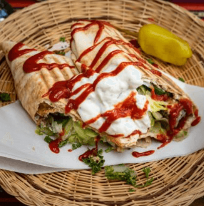 Chicken Souvlaki Wrap
