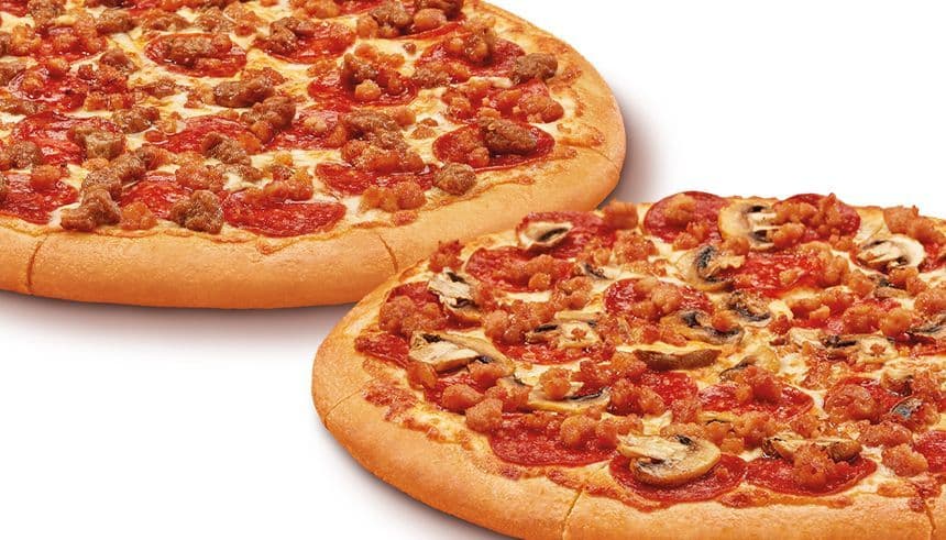 Two Large Pizzas