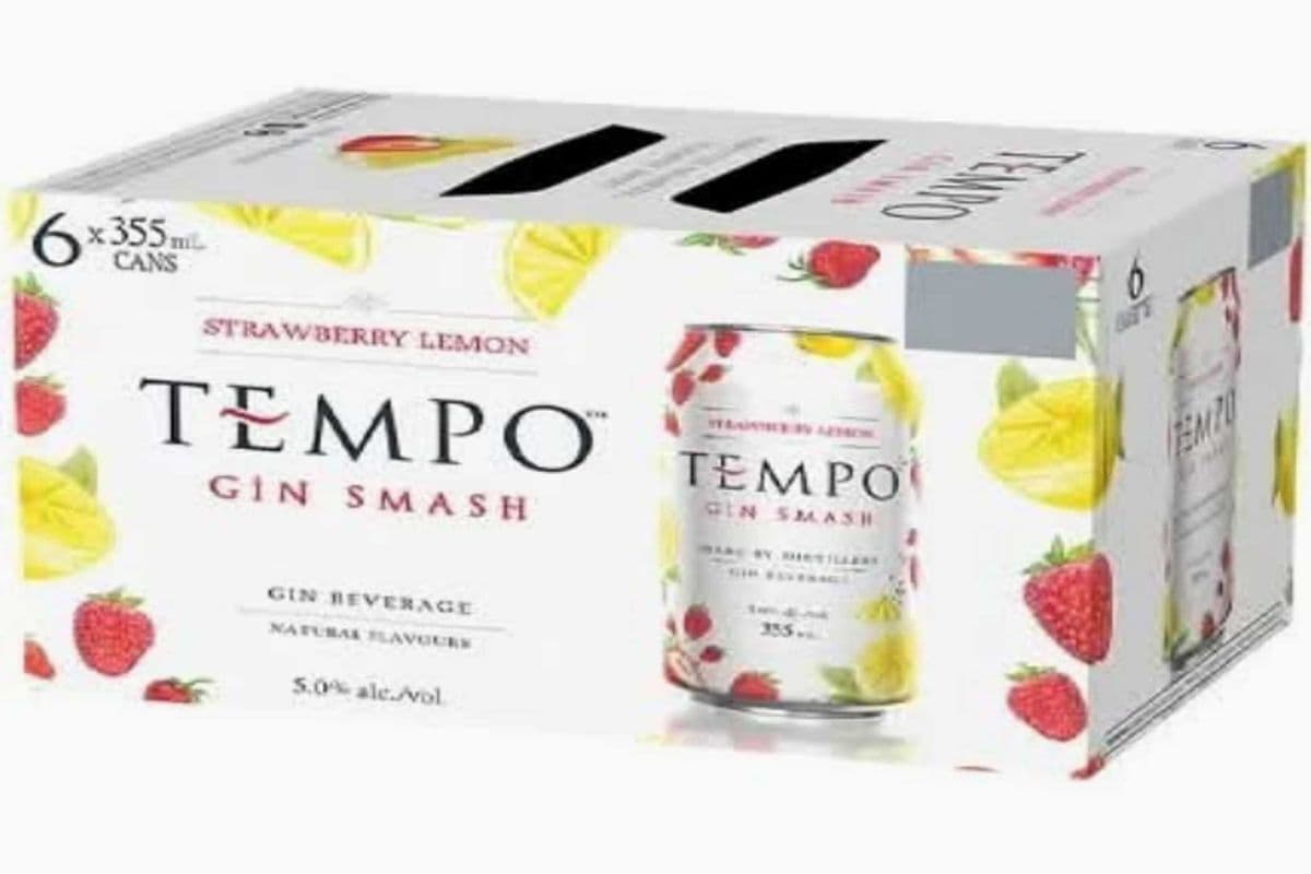 TEMPO SMASH STRAW/LEMON (6 x 355ML)