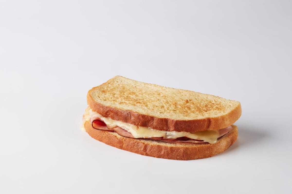 Ham & Cheese Melt with honey mustard