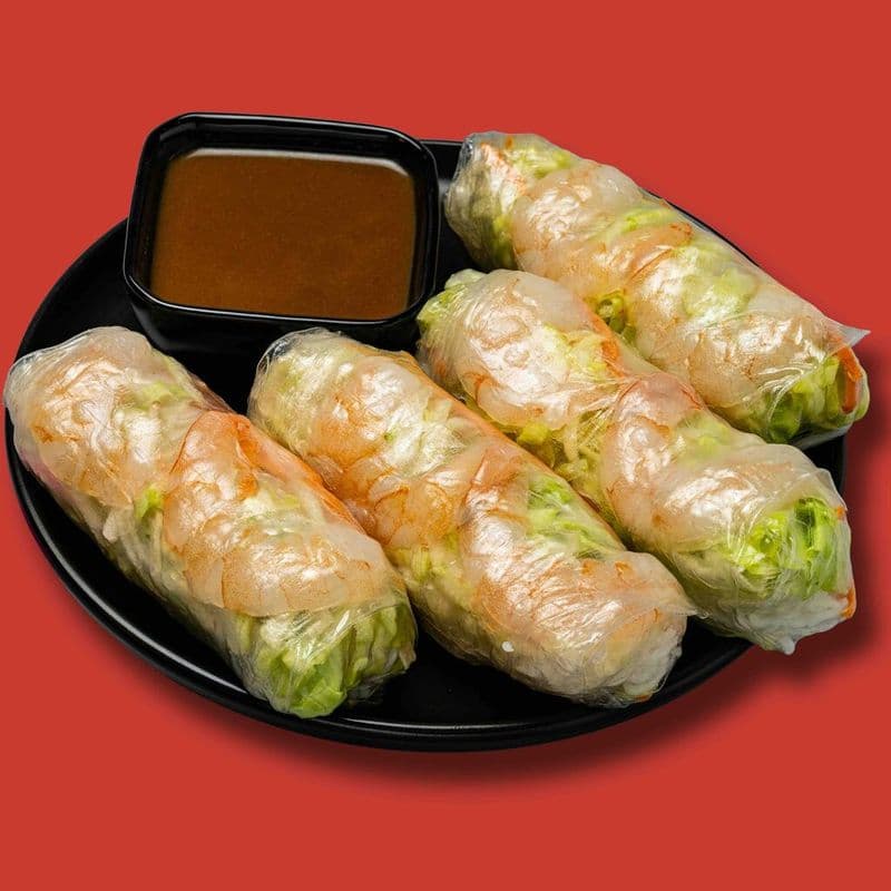 Vietnamese Shrimp Salad Rolls