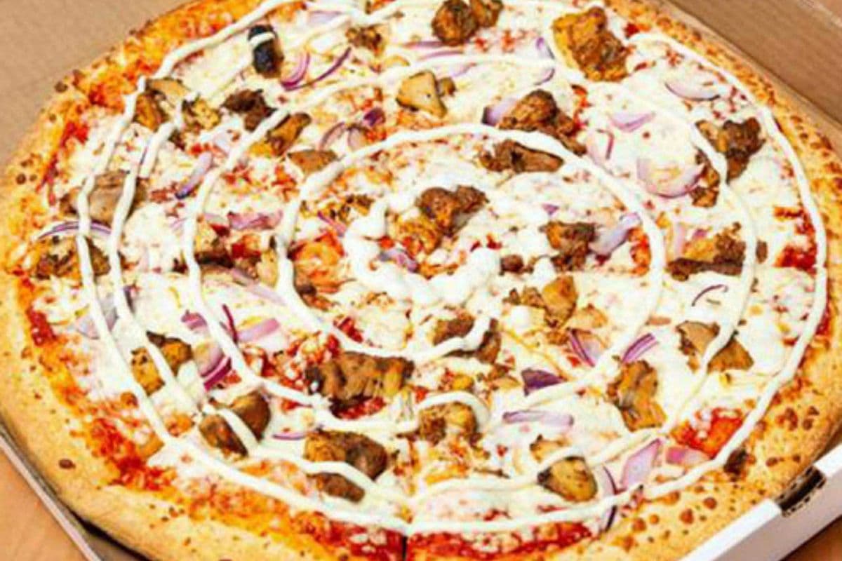 Jumbo shawarma pizza