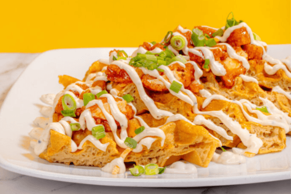 Hot Honey Chicken and Waffles