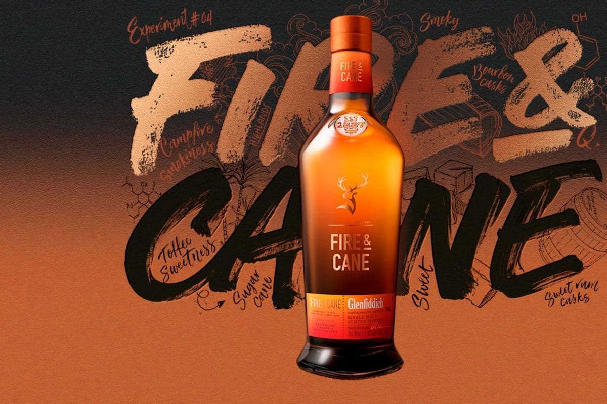 GLENFIDDICH FIRE & CANE (750ML) (1 x 750ML)