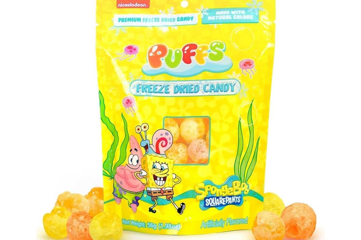 SpongeBob Squarepants Puffs Freeze Dried Candy