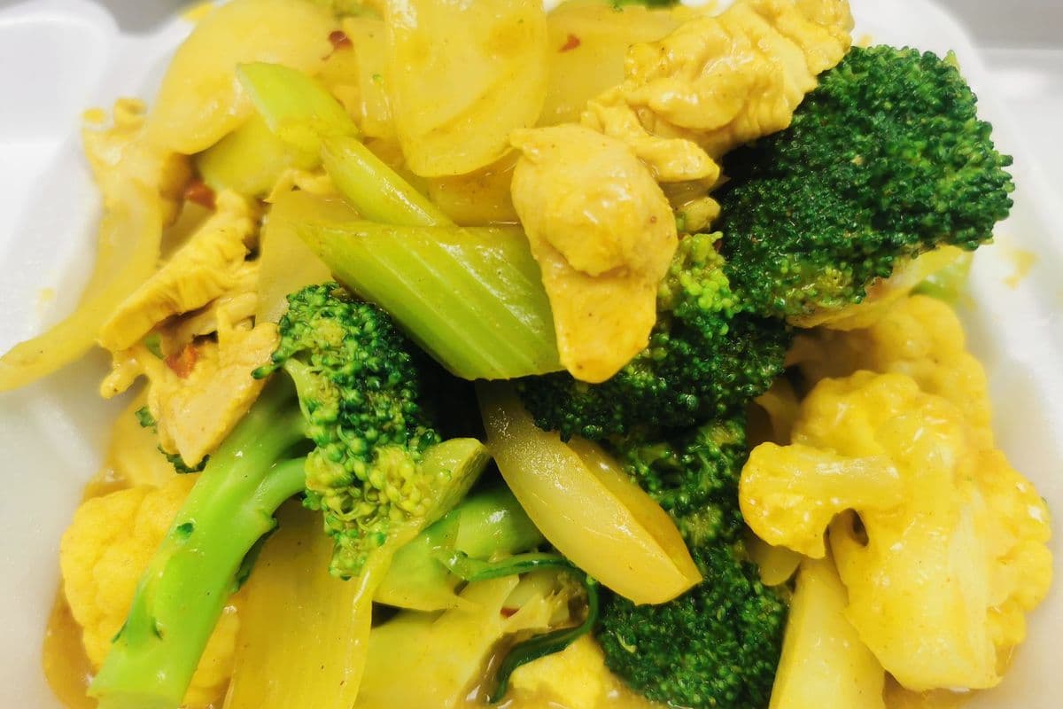 Curried Chicken Chop Suey