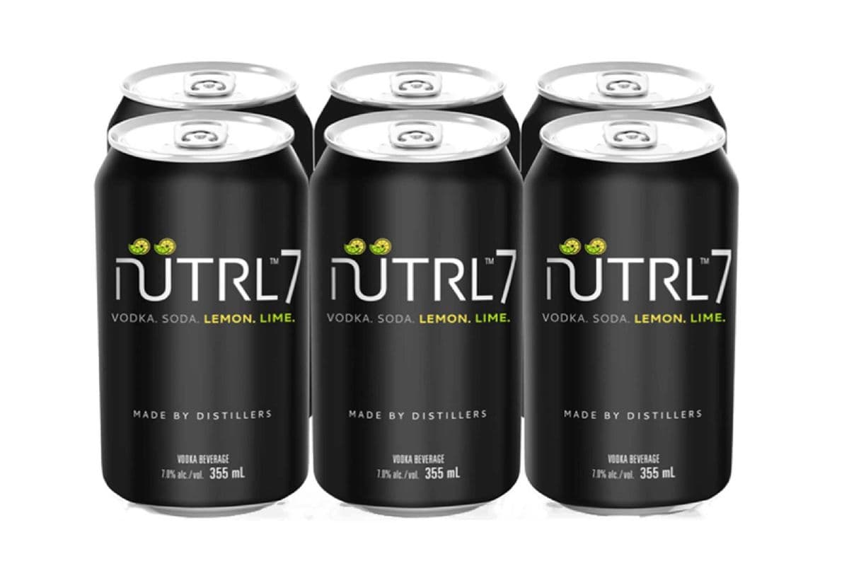 Nutrl 7 Vodka Soda Lemon (6 x 355 ml)