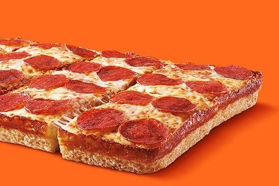 PIZZA!PROFONDE! au pepperoni / Detroit Style DEEP!™ Dish Pepperoni Pizza