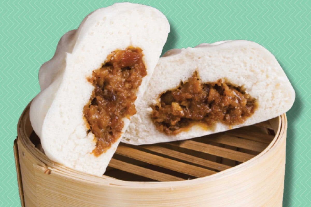 Pork bbq steamed buns (220 Cal)