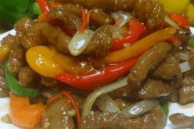 Honey Garlic Beef 蜜汁牛