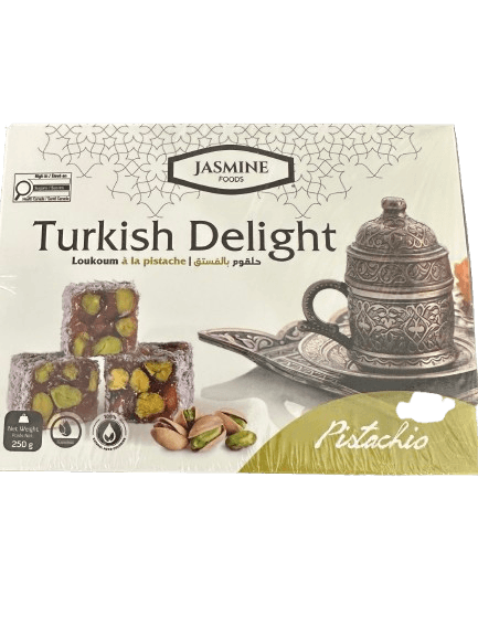 Jasmine Foods Loukoum Rose 250g/ Turkish Delight Pink Loukoum 250g