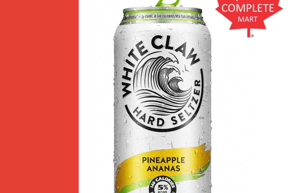 WHITE CLAW PINEAPPLE SELTZERS 473ML (1 x 473ML)