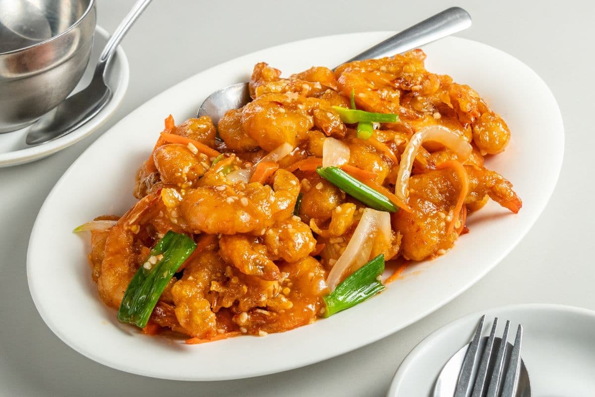 115. Shell-On Prawns with Garlic Sauce