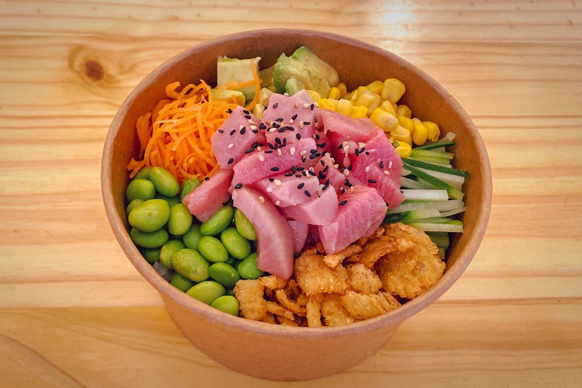 Fresh Bluefin Tuna Poke Bowl