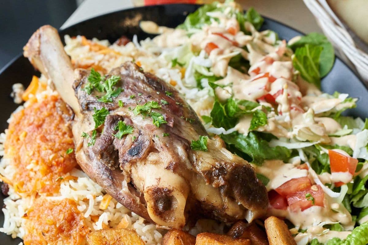 Lamb Shank Plate