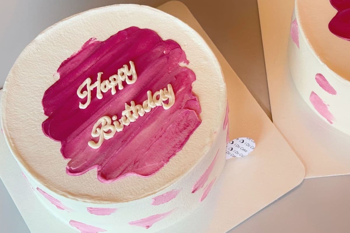 6"Colored Cake