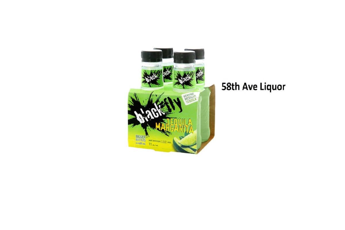 BLACK FLY TEQUILA MARGARITA BOTTLES (1 x 4x473ML)