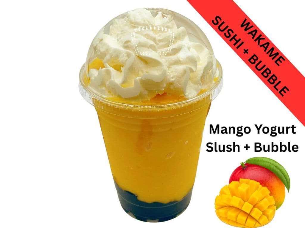 Mango Yogurt Slush+ Popping