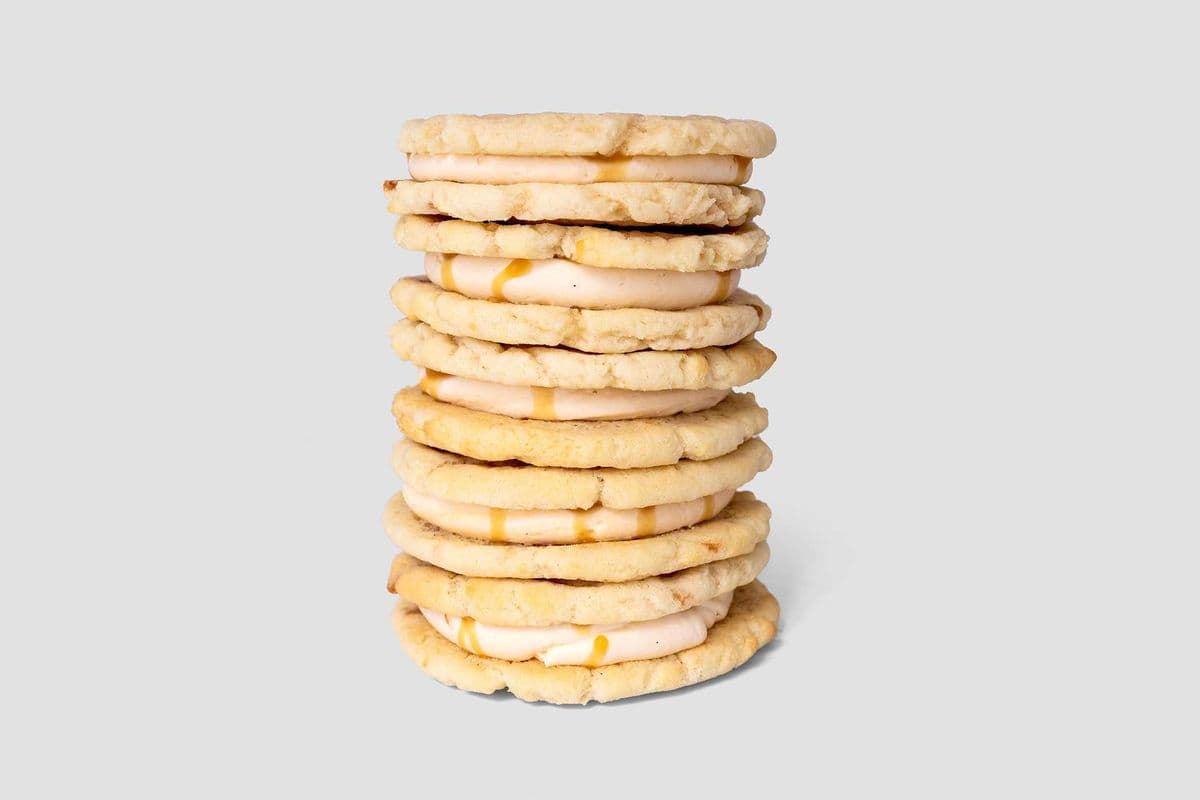Toffee Salted Caramel Cookie Sandwich