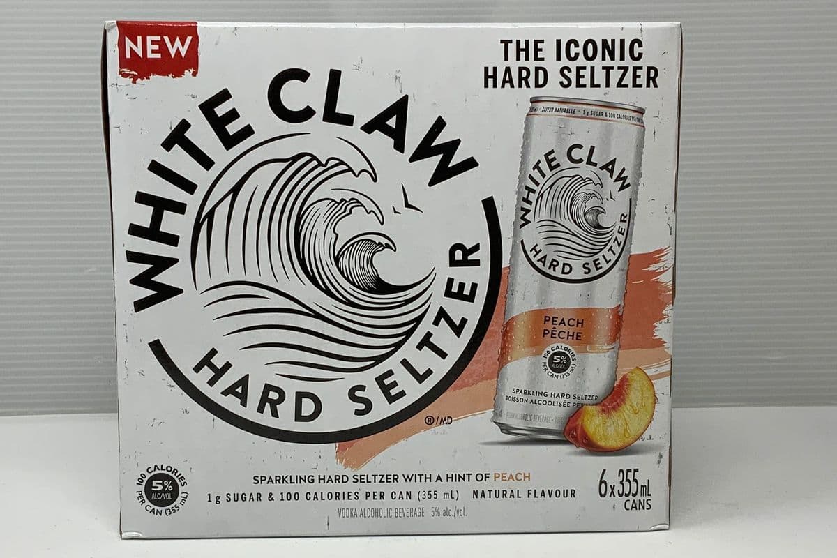 WHITE CLAW -PEACH (6 x 355ml)
