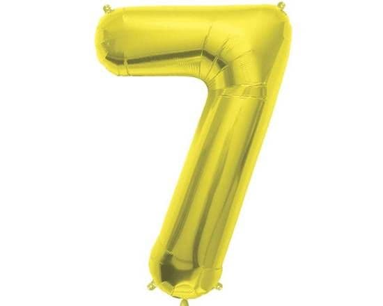 34" Gold Foil Balloon #7