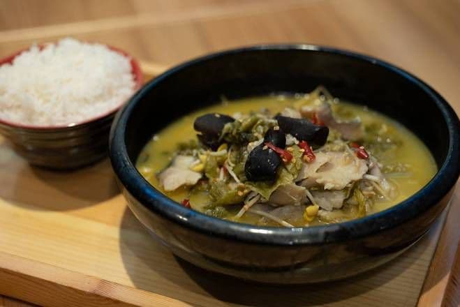 Laotan Sauerkraut Snakehead Fish Rice / 老坛酸菜黑鱼饭