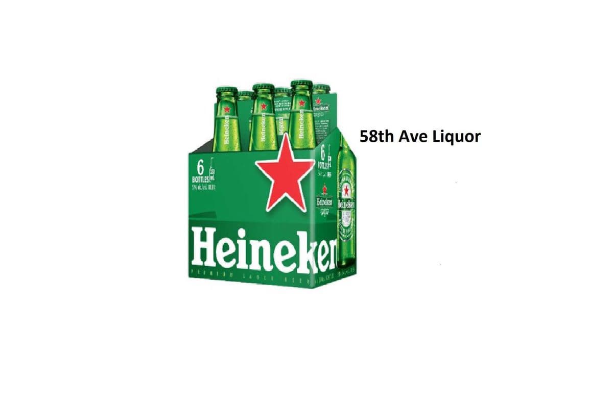 HEINEKEN LAGER 6 BOTTLES (1 x 6x330ML)