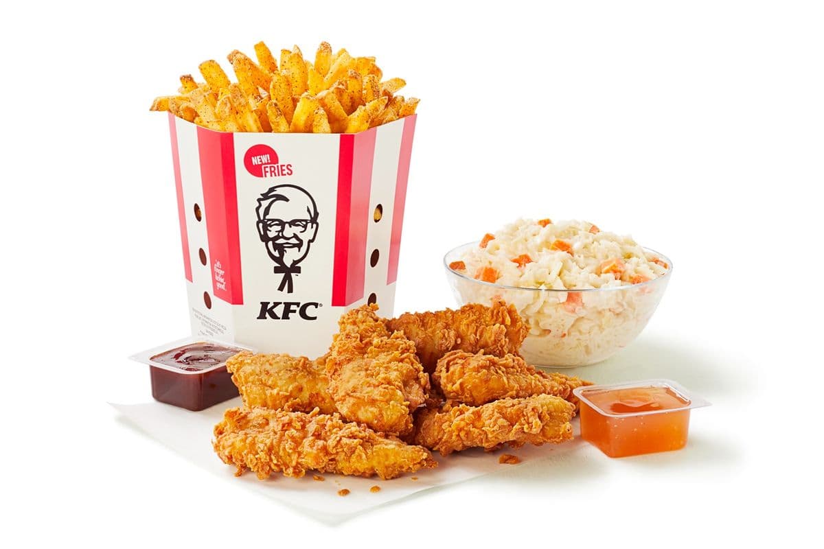 6-Piece Crispy Strips Bucket and 2 Large Sides