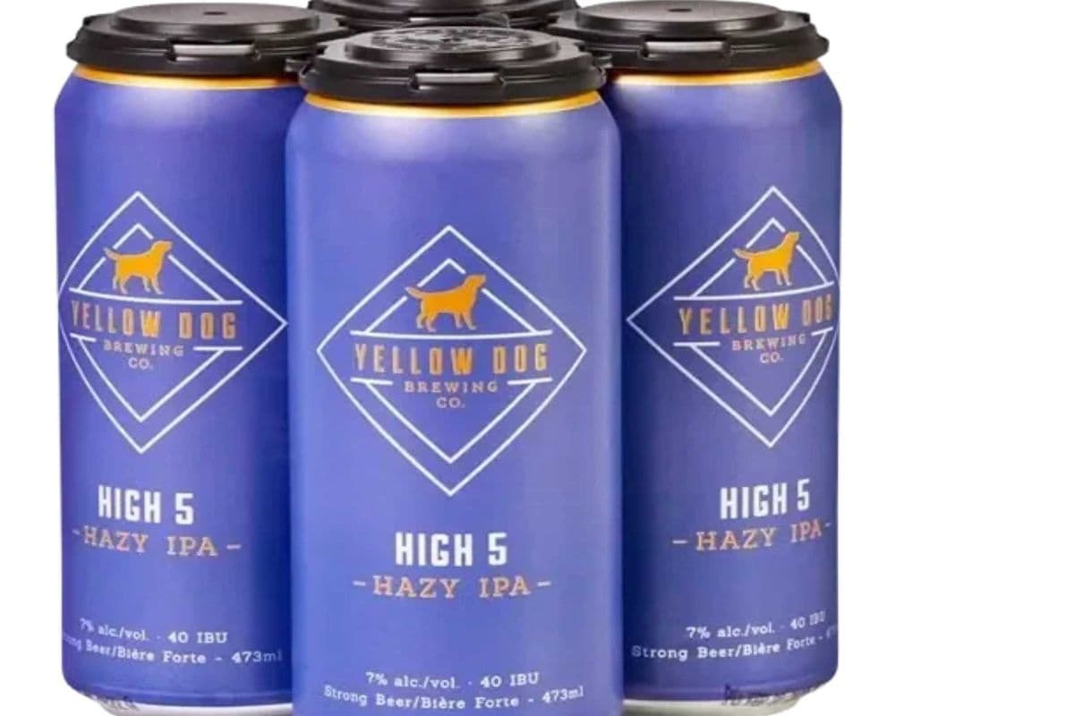 YELLOW DOG HIGH FIVE HAZY IPA 4*473ML (1 x 473ML)