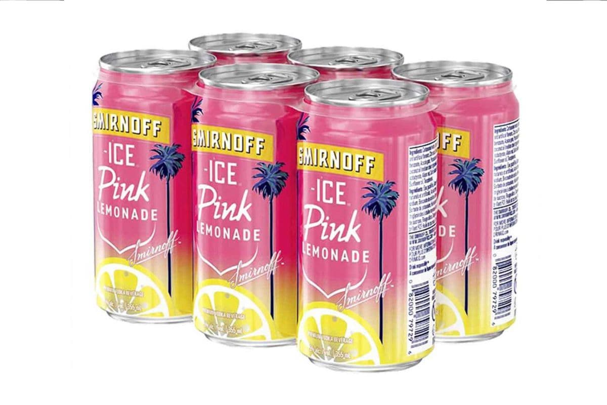 Smirnoff Ice Pink Lemonade (6 x 355 ml)