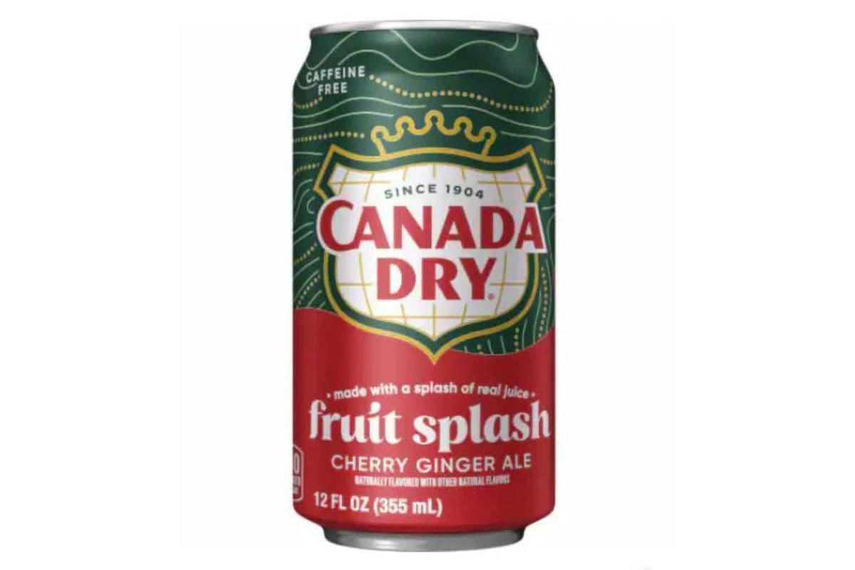 Canada Dry Fruit Splash Cherry Ginger Ale