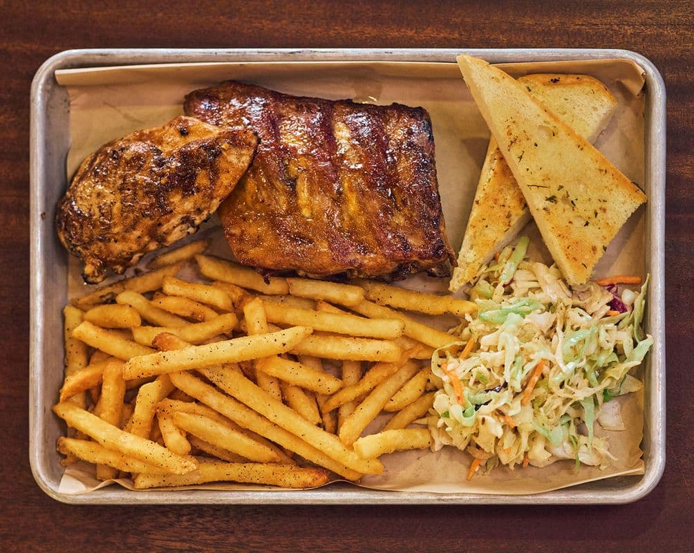 Chicken and Bugaboo Ribs